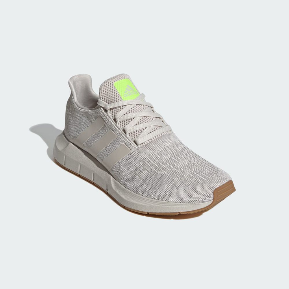 Basket Adidas Swift Run 1 Beige Vert Homme | NCC-65880595