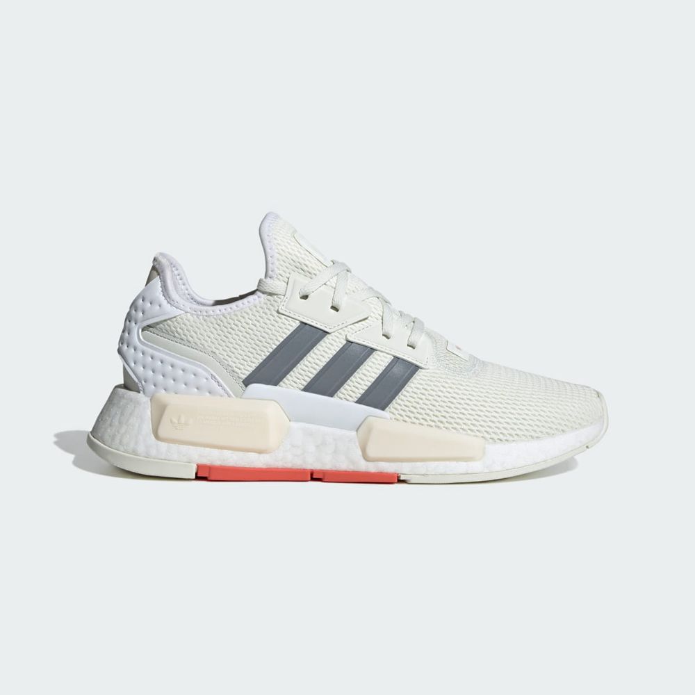 Basket Adidas NMD_G1 Blanche Grise Rouge Homme | TLQ-15373610