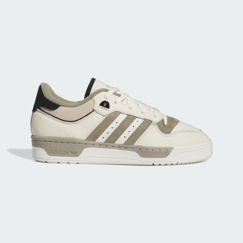 Basket Adidas Rivalry 86 Low Blanche Noir Beige Homme | LDB-16266582