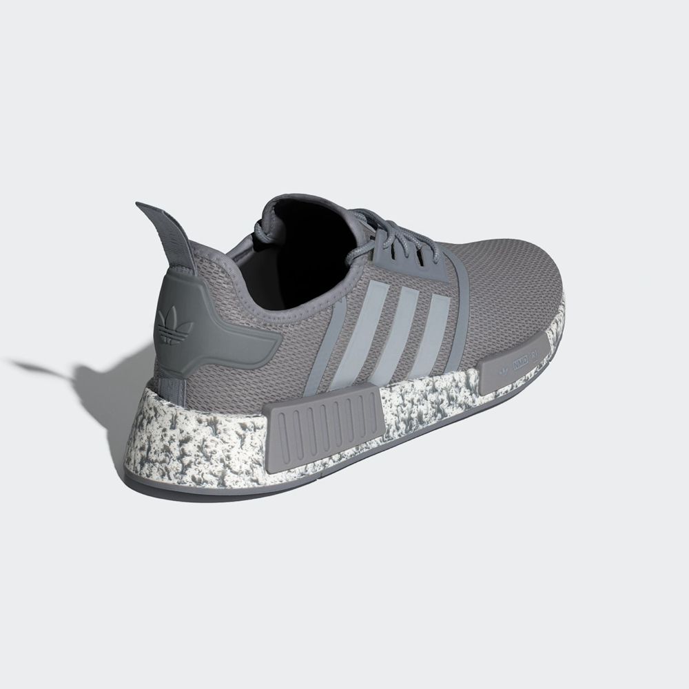 Basket Adidas NMD_R1 Grise Blanche Homme | RKF-60653446