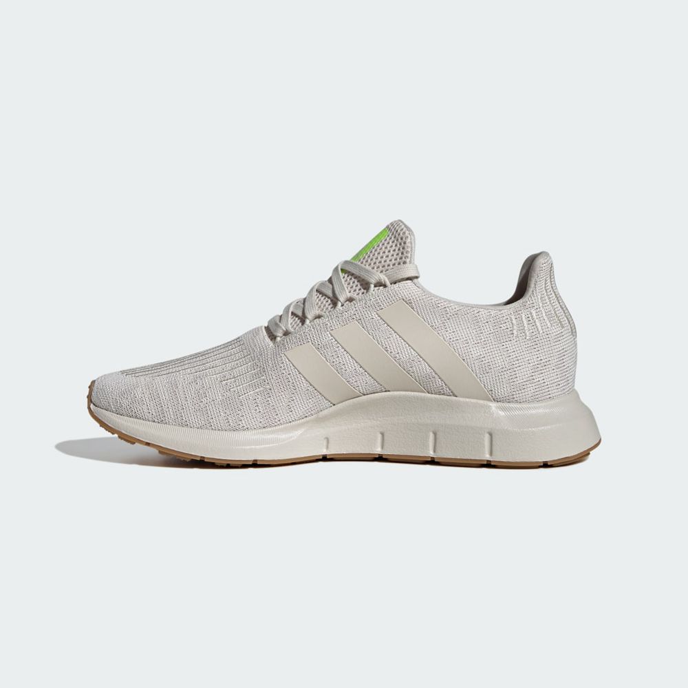 Basket Adidas Swift Run 1 Beige Vert Homme | NCC-65880595