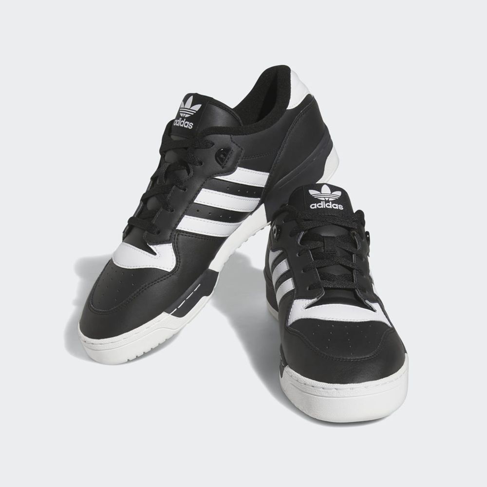 Basket Adidas Rivalry Low Noir Blanche Homme | OXJ-38839173