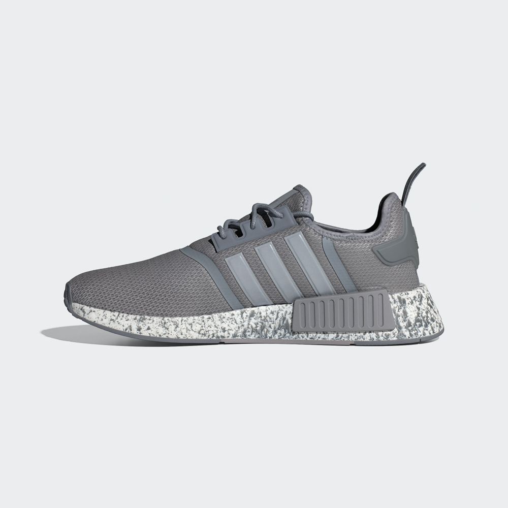 Basket Adidas NMD_R1 Grise Blanche Homme | RKF-60653446