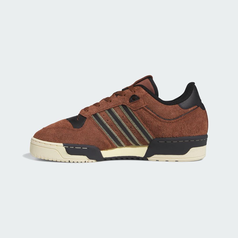 Basket Adidas Rivalry 86 Low Marron Noir Jaune Homme | CBJ-03211657