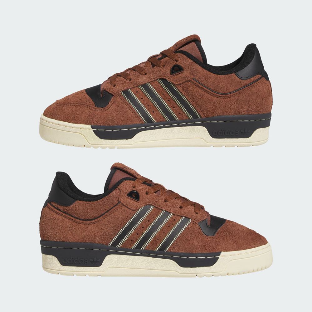 Basket Adidas Rivalry 86 Low Marron Noir Jaune Homme | CBJ-03211657