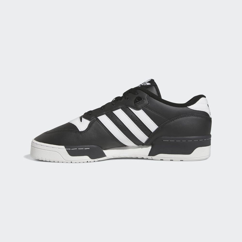 Basket Adidas Rivalry Low Noir Blanche Homme | OXJ-38839173