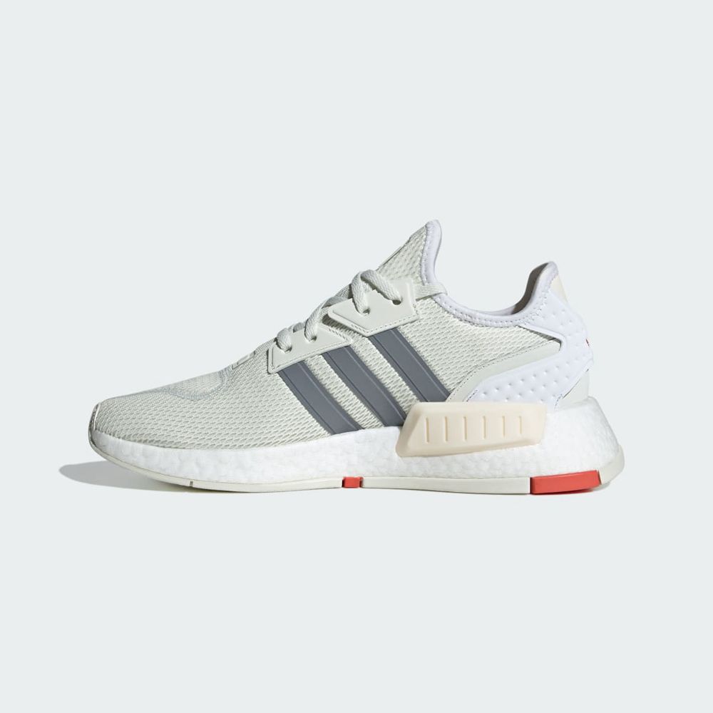 Basket Adidas NMD_G1 Blanche Grise Rouge Homme | TLQ-15373610