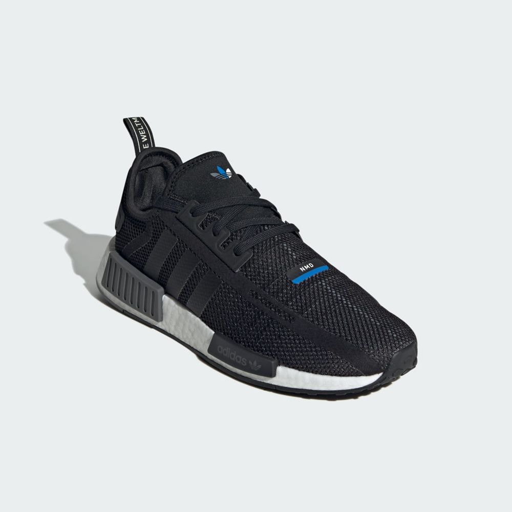 Basket Adidas NMD_R1 Grise Noir Homme | KCN-91703220