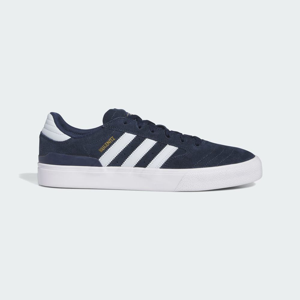 Basket Adidas Busenitz Vulc II Bleu Marine Bleu Doré Homme | VGG-68990971