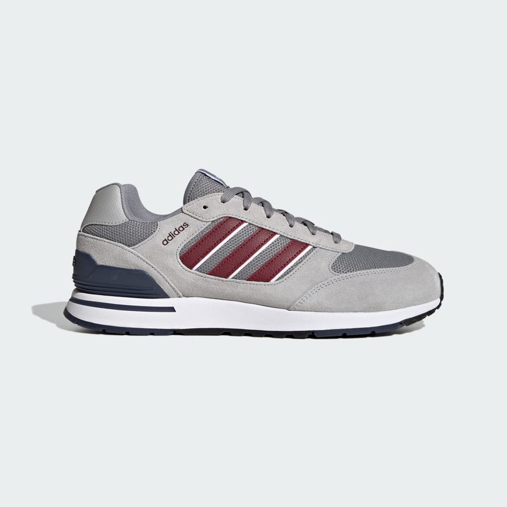 Basket Adidas Run 80s Grise Bordeaux Bleu Marine Homme | VFA-67728549