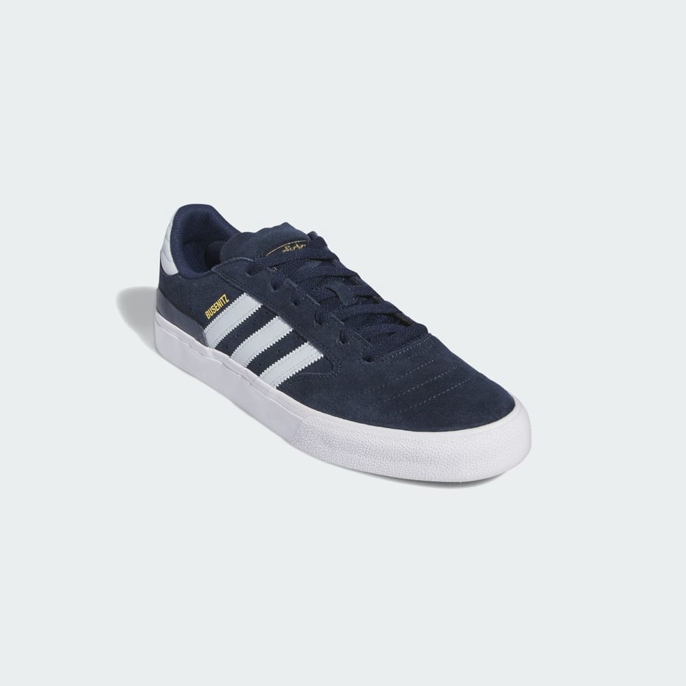 Basket Adidas Busenitz Vulc II Bleu Marine Bleu Doré Homme | VGG-68990971