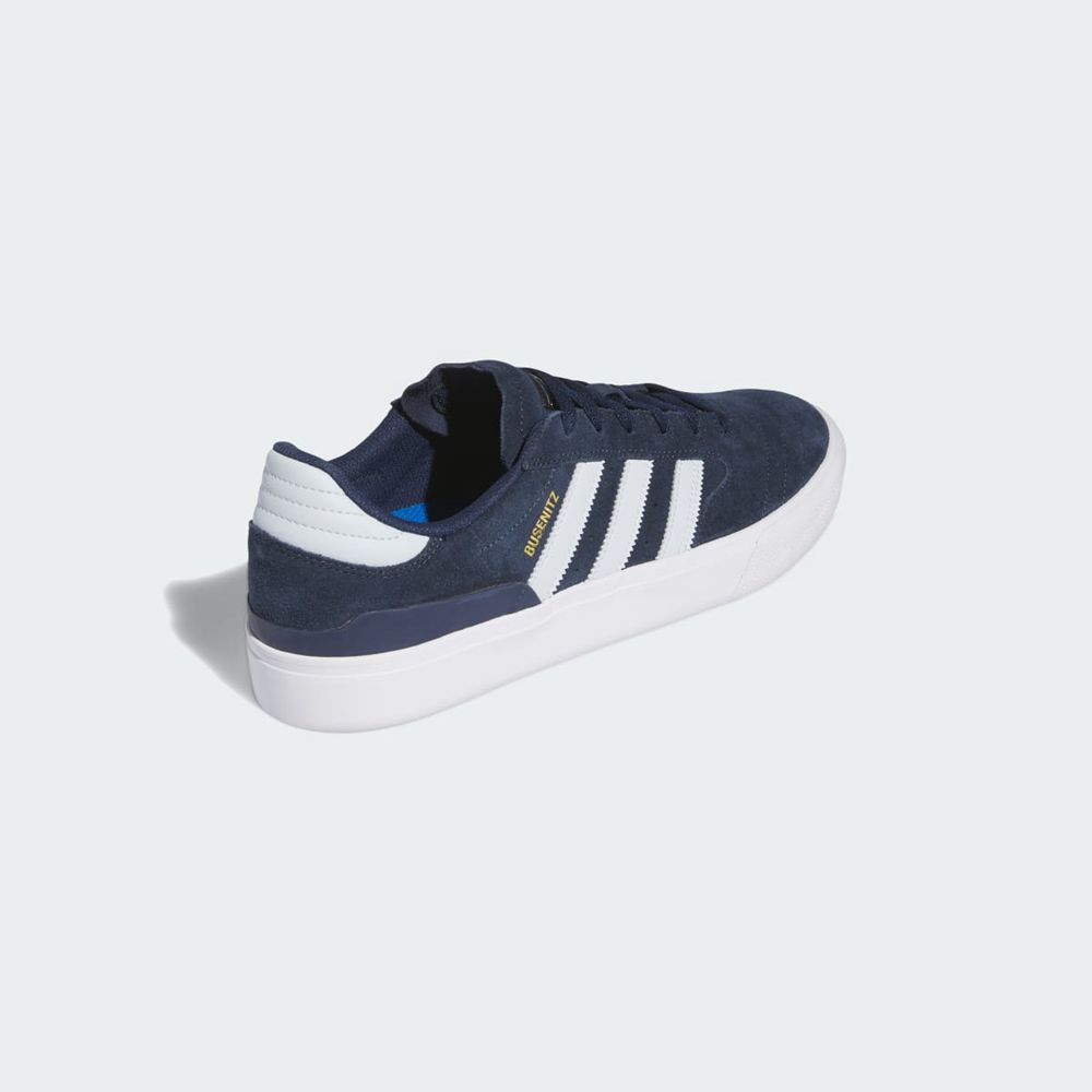 Basket Adidas Busenitz Vulc II Bleu Marine Bleu Doré Homme | VGG-68990971