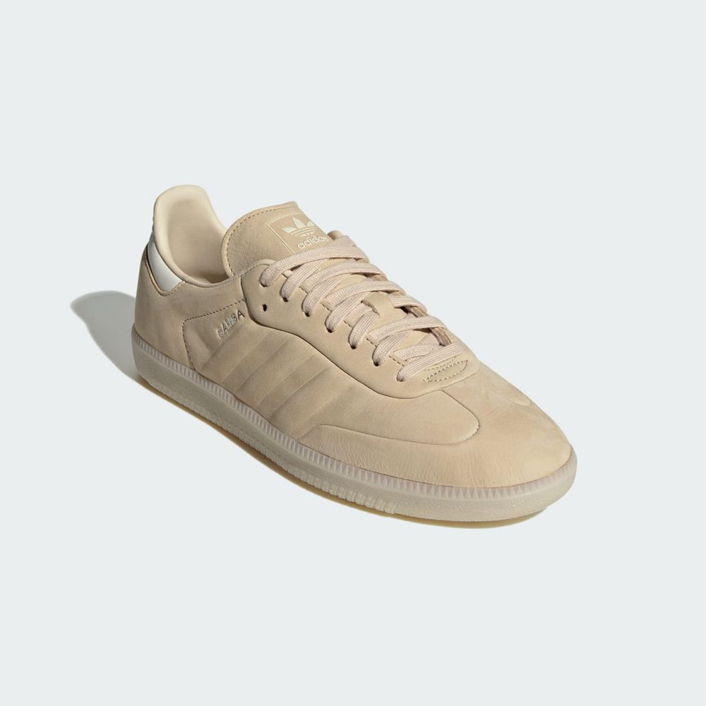 Basket Adidas Samba Beige Blanche Homme | IFA-46951422