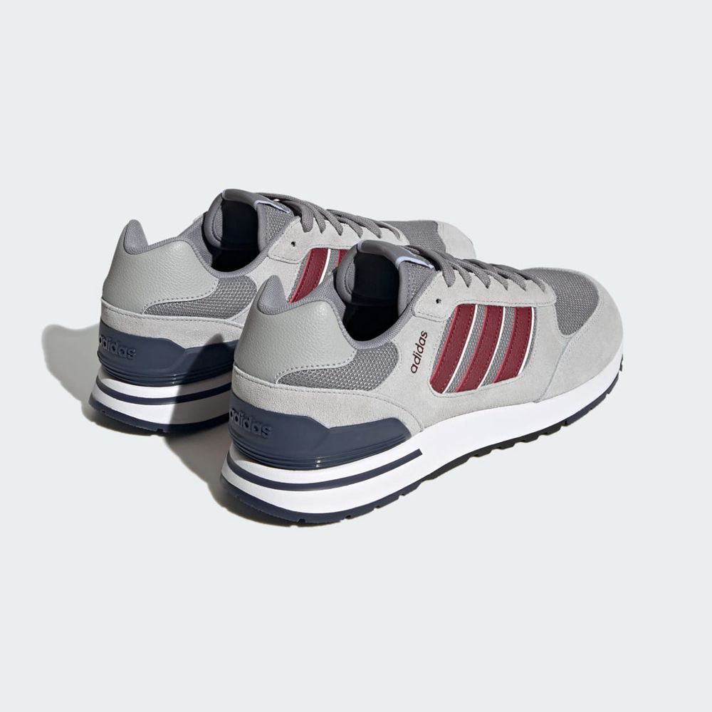 Basket Adidas Run 80s Grise Bordeaux Bleu Marine Homme | VFA-67728549