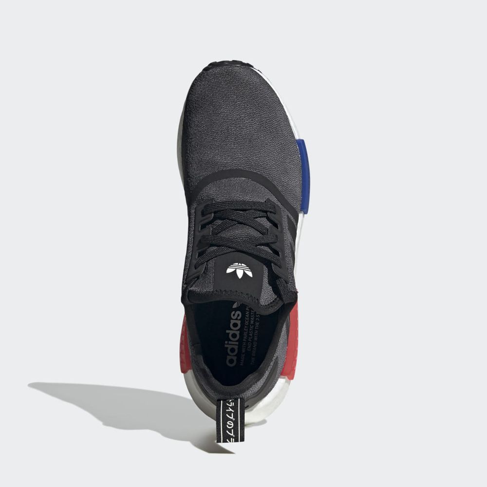 Basket Adidas NMD_R1 Noir Bleu Rouge Homme | GVS-69791046