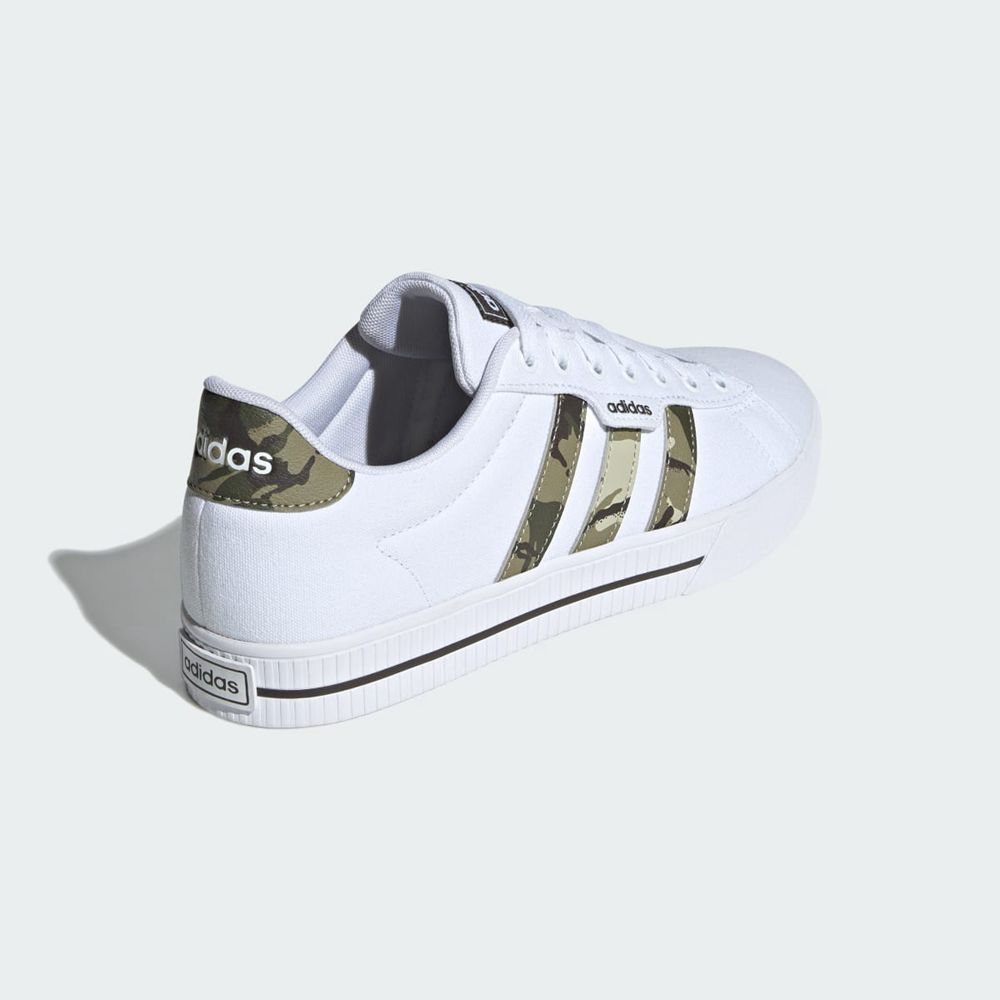 Basket Adidas Daily 3.0 Blanche Vert Olive Homme | WXN-77199538