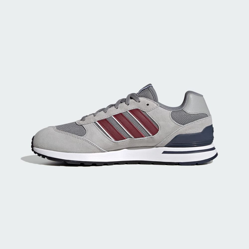 Basket Adidas Run 80s Grise Bordeaux Bleu Marine Homme | VFA-67728549