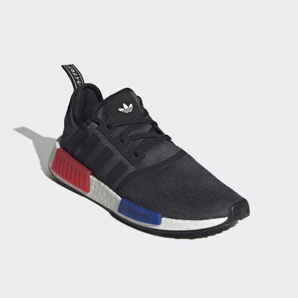 Basket Adidas NMD_R1 Noir Bleu Rouge Homme | GVS-69791046