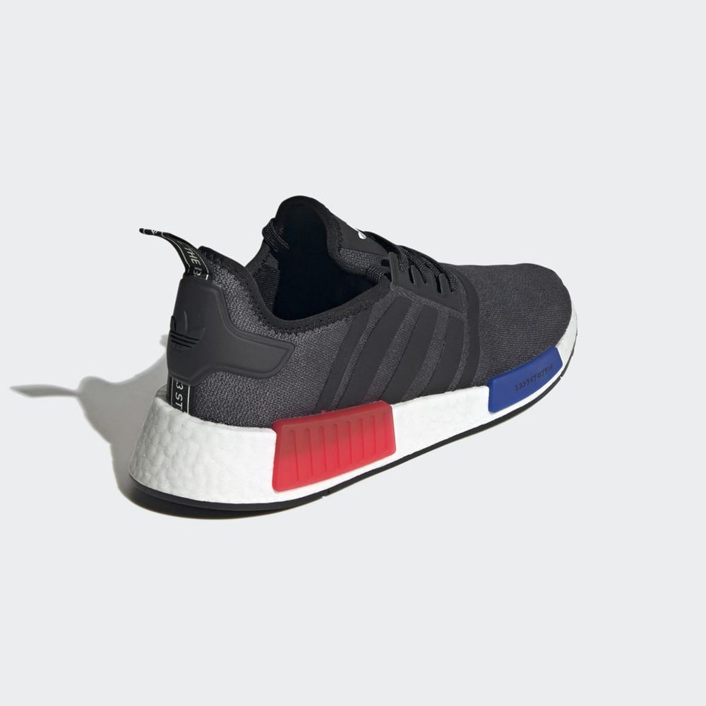 Basket Adidas NMD_R1 Noir Bleu Rouge Homme | GVS-69791046