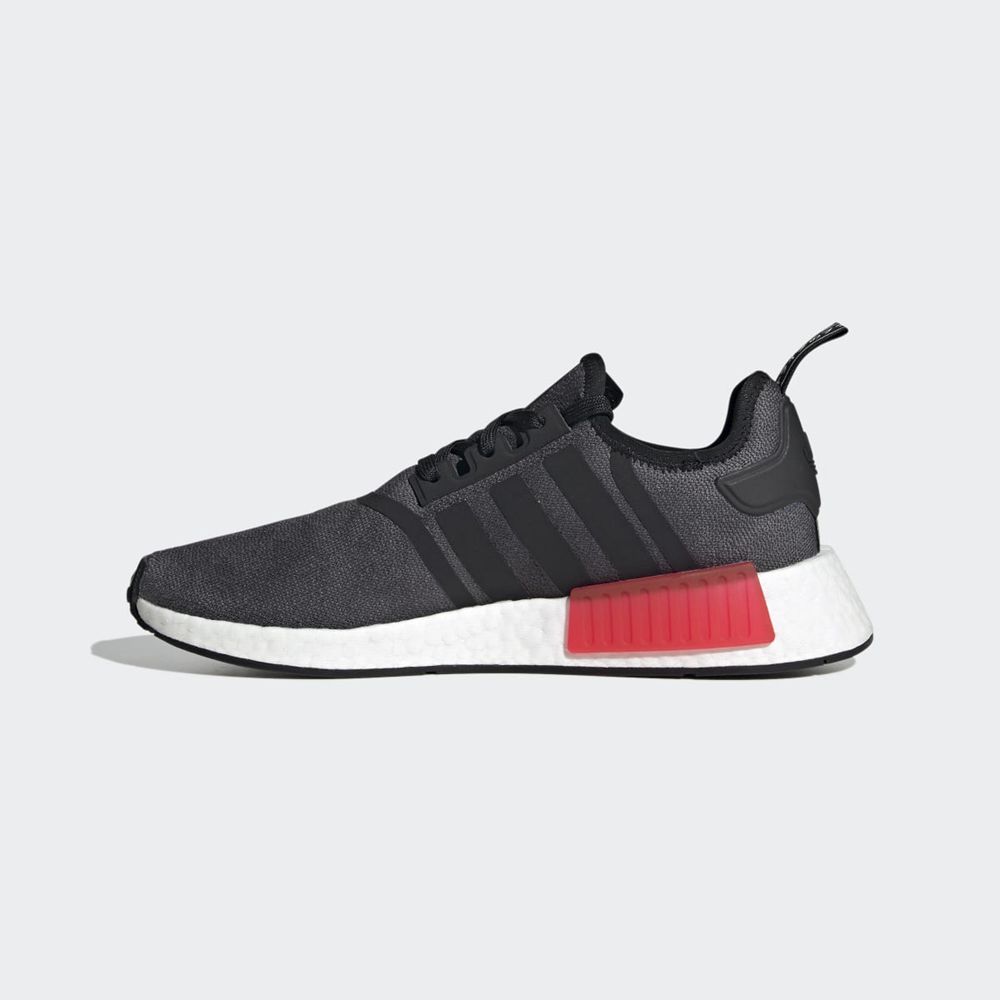 Basket Adidas NMD_R1 Noir Bleu Rouge Homme | GVS-69791046