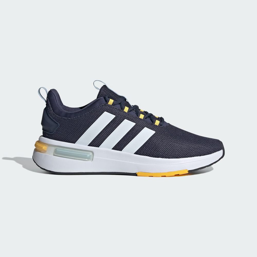 Basket Adidas Racer TR23 Bleu Marine Blanche Jaune Homme | XUK-07941018