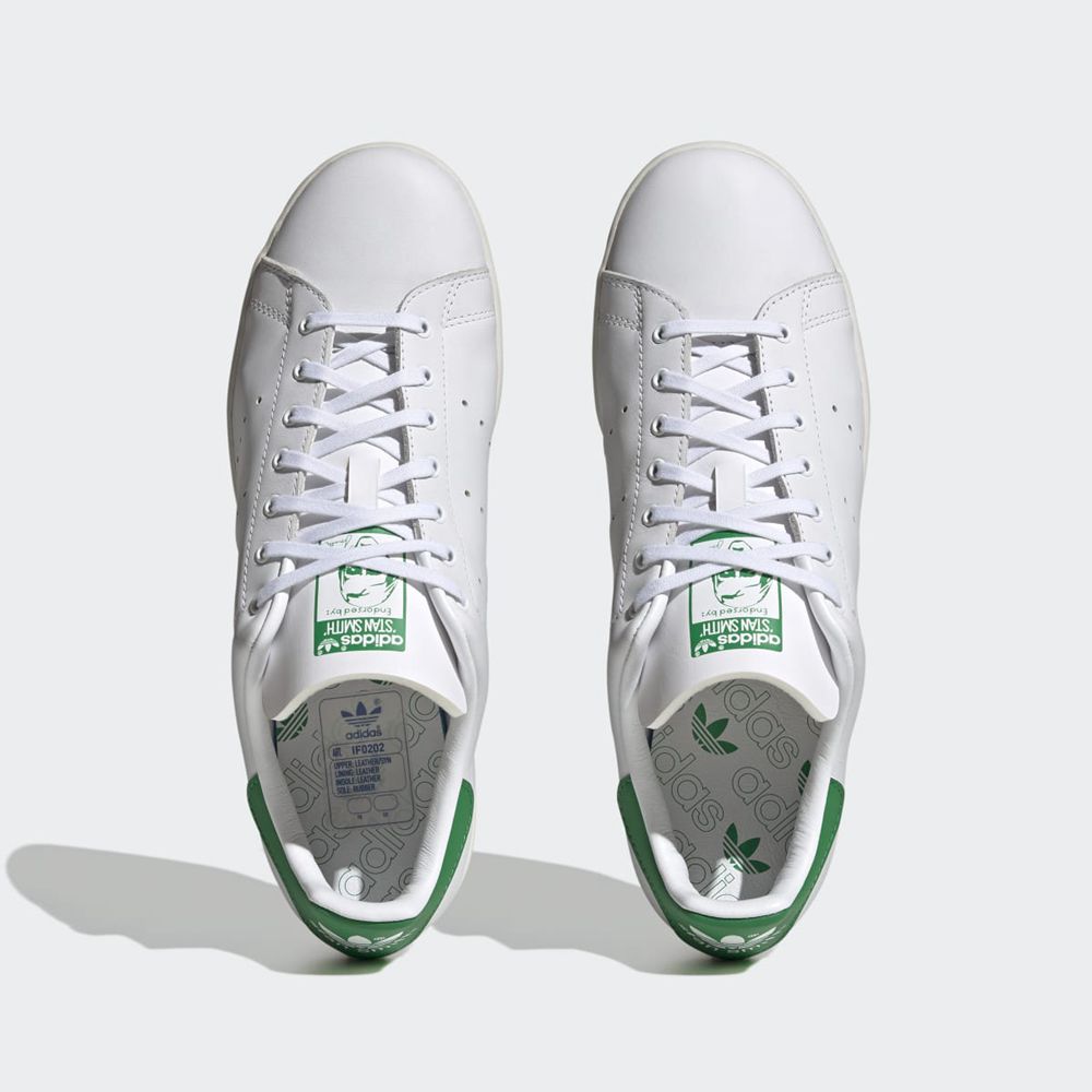 Basket Adidas Stan Smith 80s Blanche Vert Homme | BVH-13146559