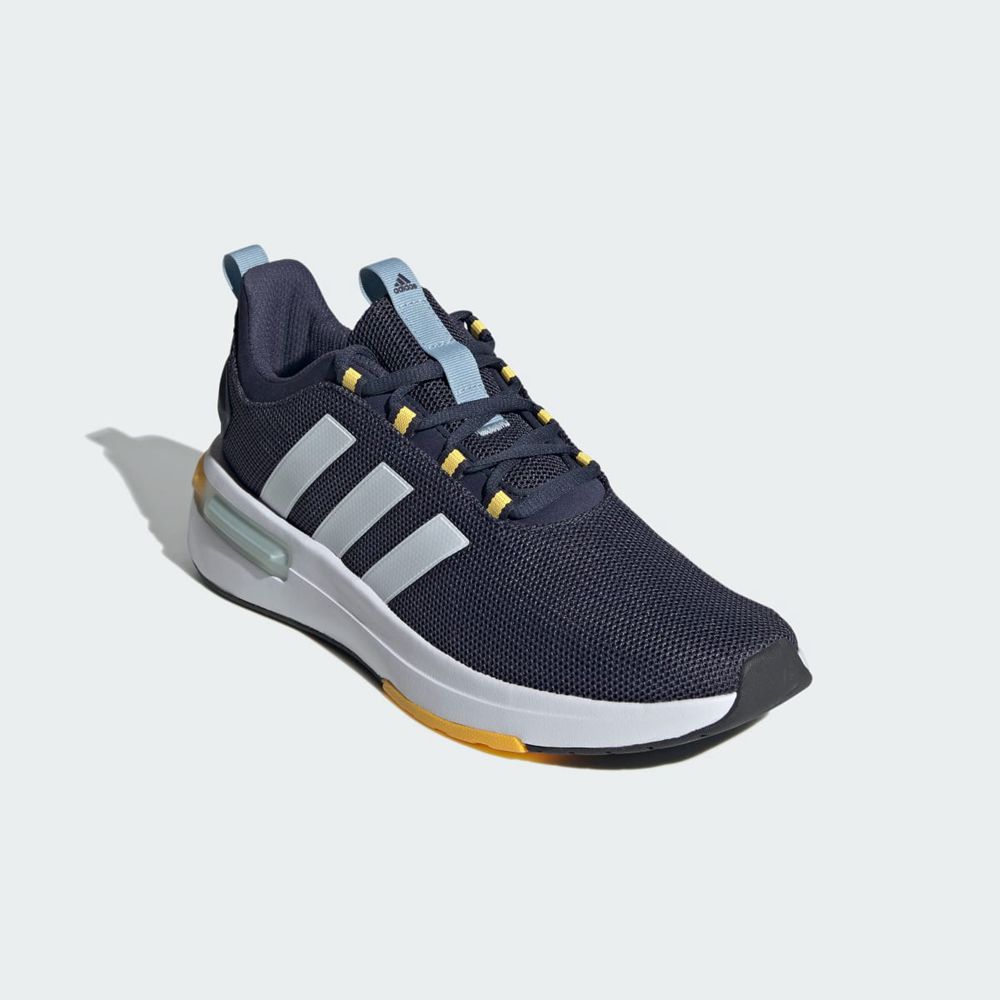 Basket Adidas Racer TR23 Bleu Marine Blanche Jaune Homme | XUK-07941018