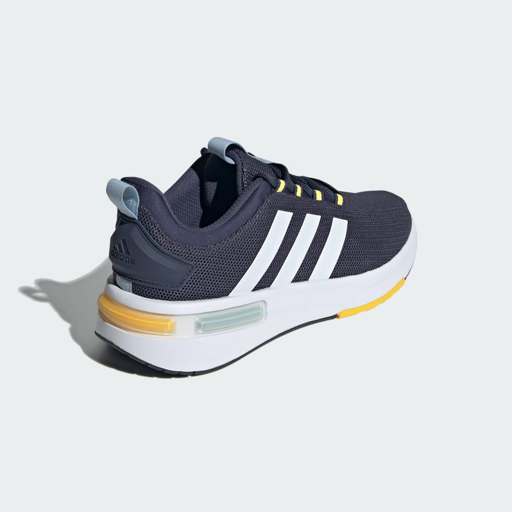 Basket Adidas Racer TR23 Bleu Marine Blanche Jaune Homme | XUK-07941018