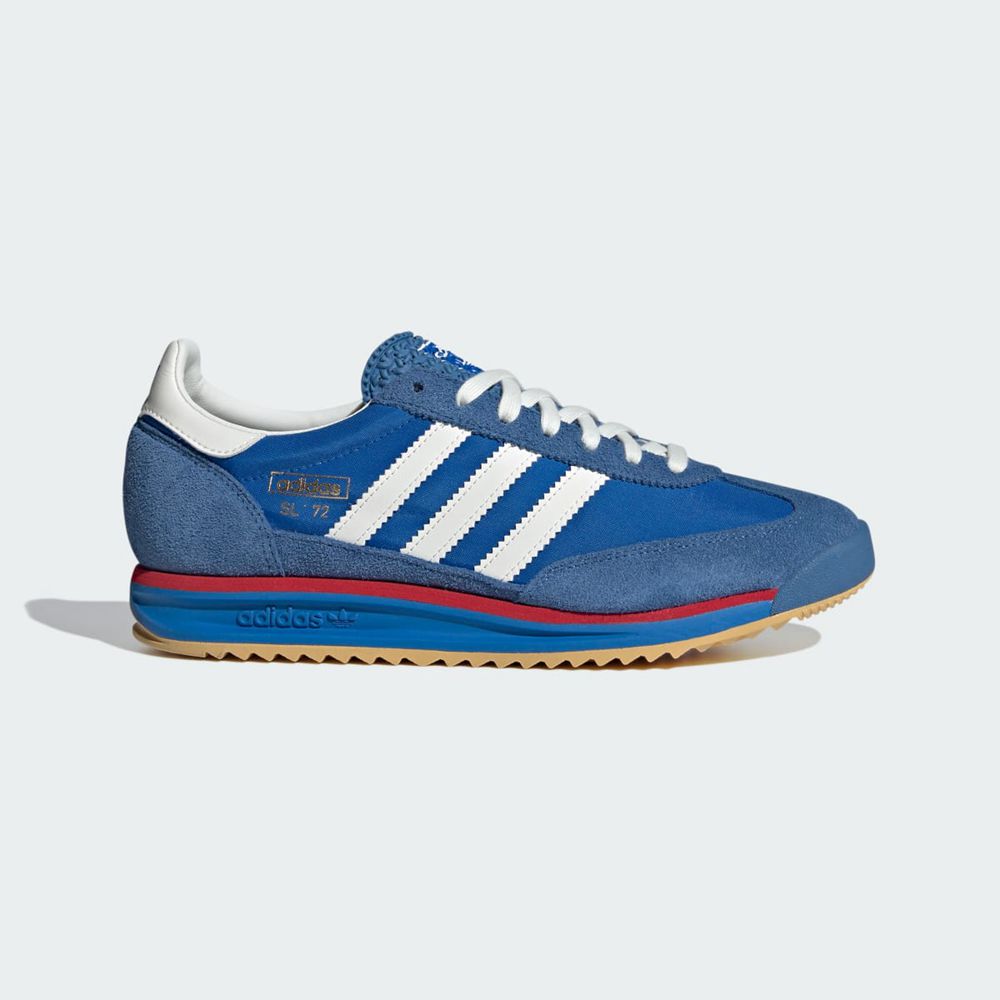 Basket Adidas SL 72 RS Bleu Blanche Rouge Homme | EEL-40720811