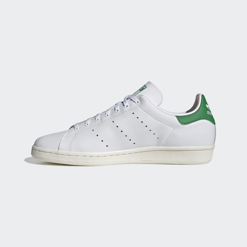 Basket Adidas Stan Smith 80s Blanche Vert Homme | BVH-13146559