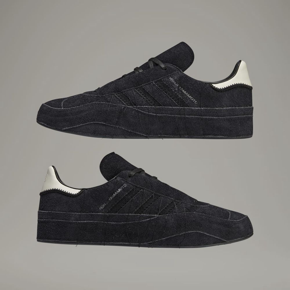 Basket Adidas Y-3 Gazelle Noir Blanche Homme | SKI-25585462