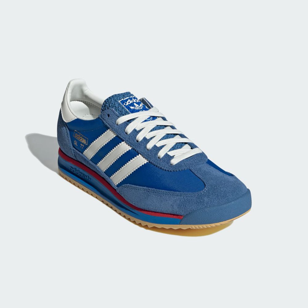 Basket Adidas SL 72 RS Bleu Blanche Rouge Homme | EEL-40720811