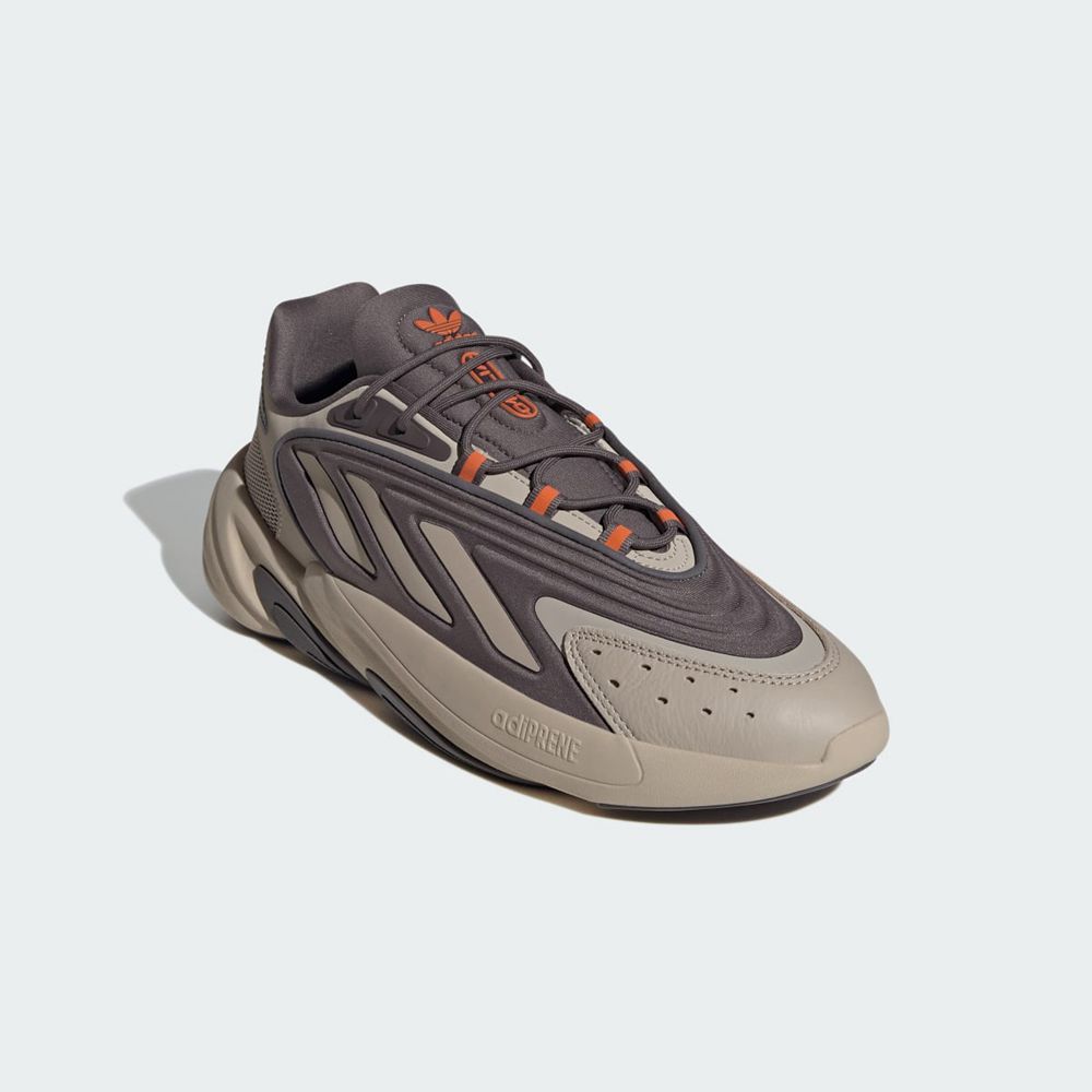 Basket Adidas Ozelia Grise Beige Orange Homme | TRR-59695956