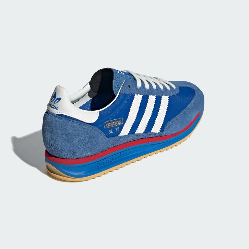 Basket Adidas SL 72 RS Bleu Blanche Rouge Homme | EEL-40720811