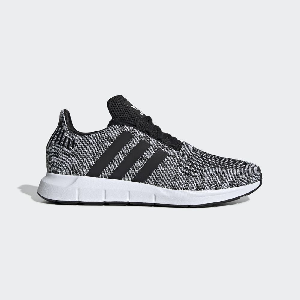 Basket Adidas Swift Run Blanche Noir Homme | KHZ-30149879