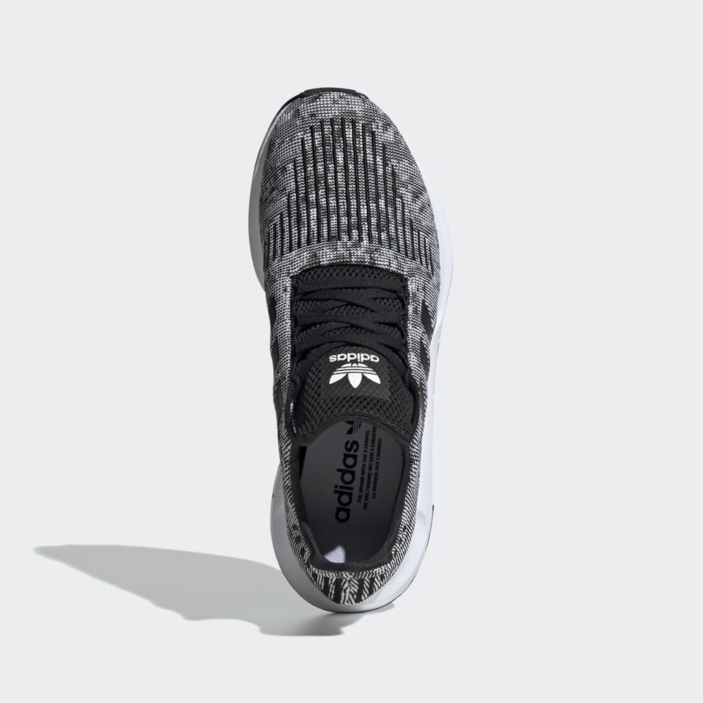 Basket Adidas Swift Run Blanche Noir Homme | KHZ-30149879