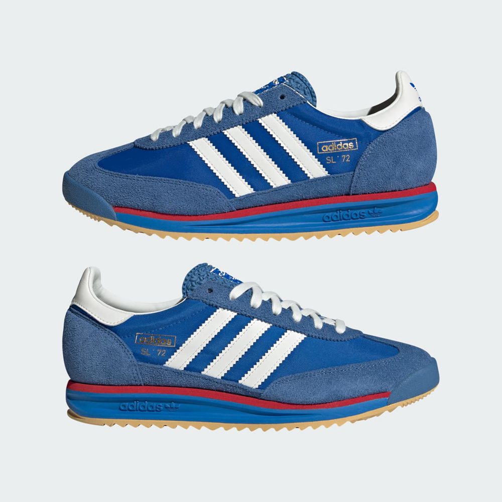 Basket Adidas SL 72 RS Bleu Blanche Rouge Homme | EEL-40720811