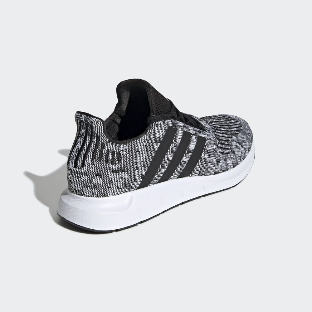 Basket Adidas Swift Run Blanche Noir Homme | KHZ-30149879