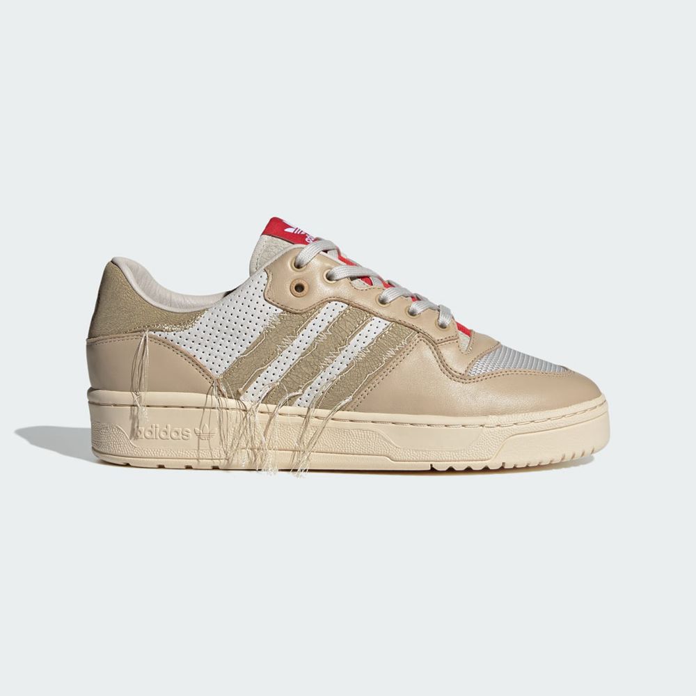 Basket Adidas Rivalry Low Extra Butter Marron Blanche Rouge Homme | THK-00821796