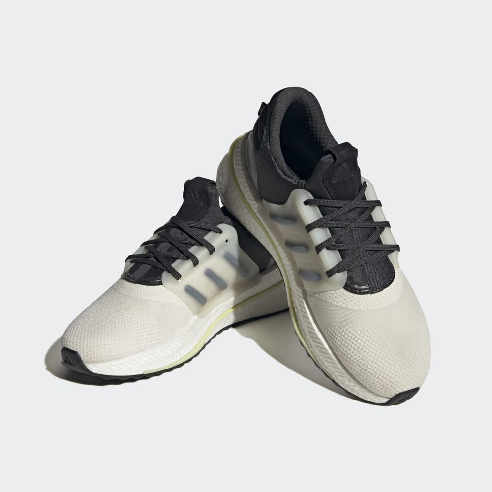 Basket Adidas X_PLRBOOST Blanche Noir Homme | UXC-84713760