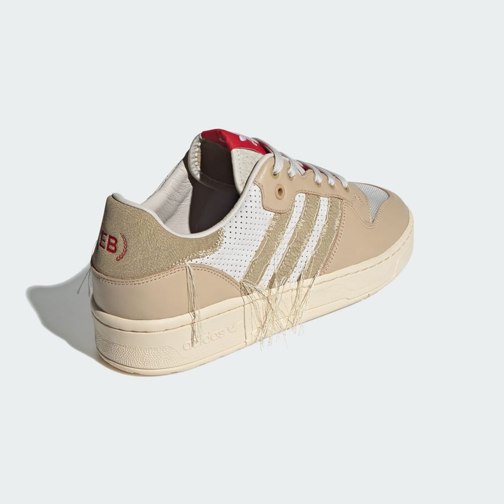 Basket Adidas Rivalry Low Extra Butter Marron Blanche Rouge Homme | THK-00821796