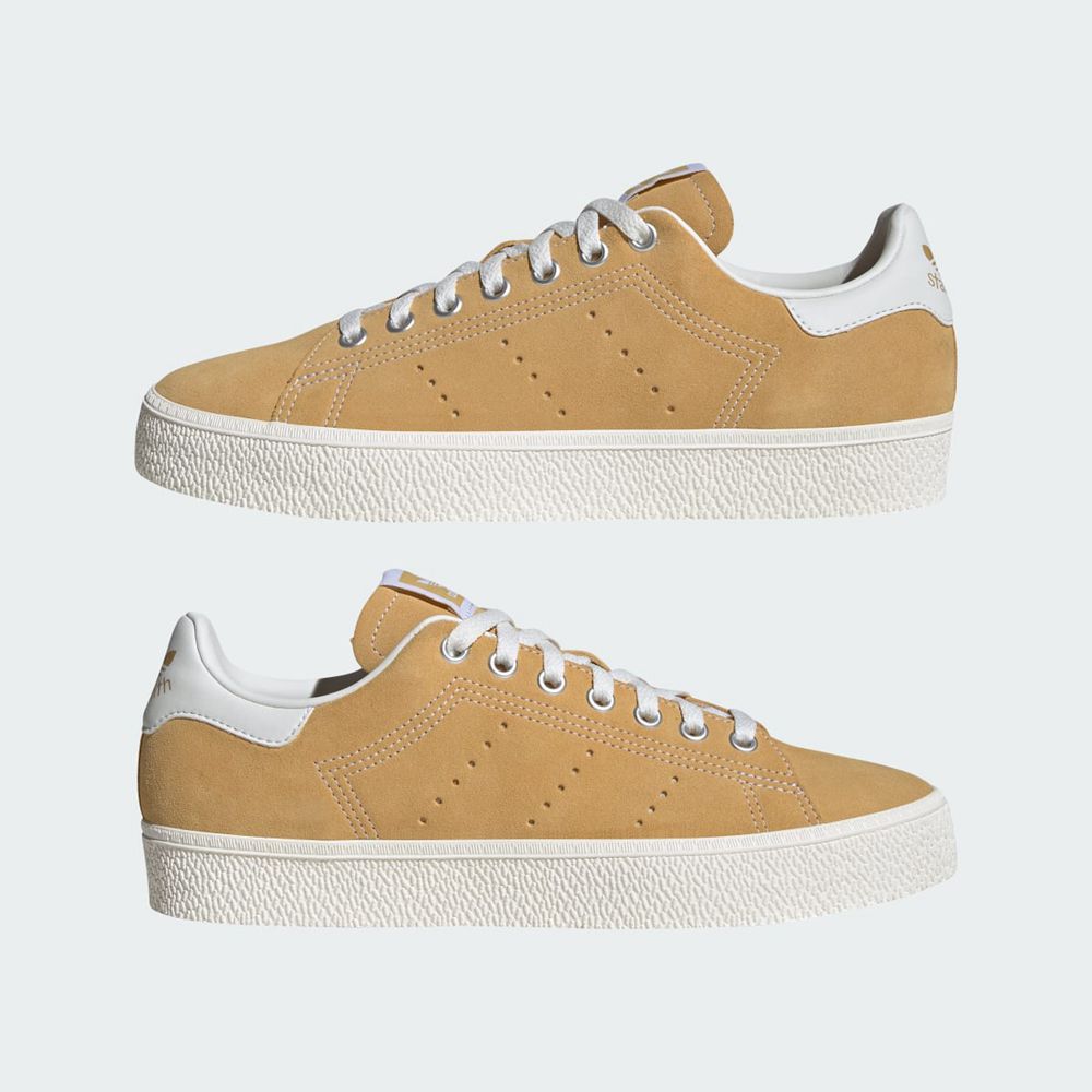 Basket Adidas Stan Smith CS Marron Blanche Homme | CEE-72480037