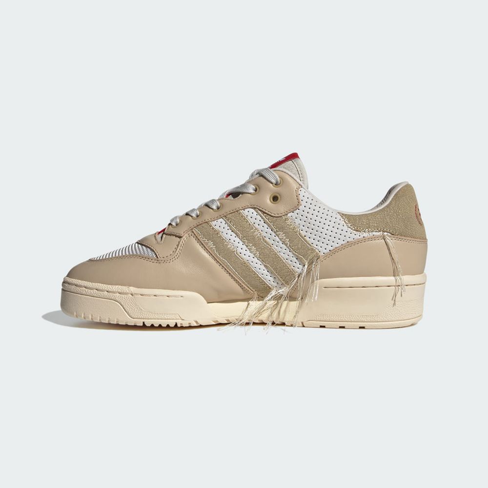 Basket Adidas Rivalry Low Extra Butter Marron Blanche Rouge Homme | THK-00821796