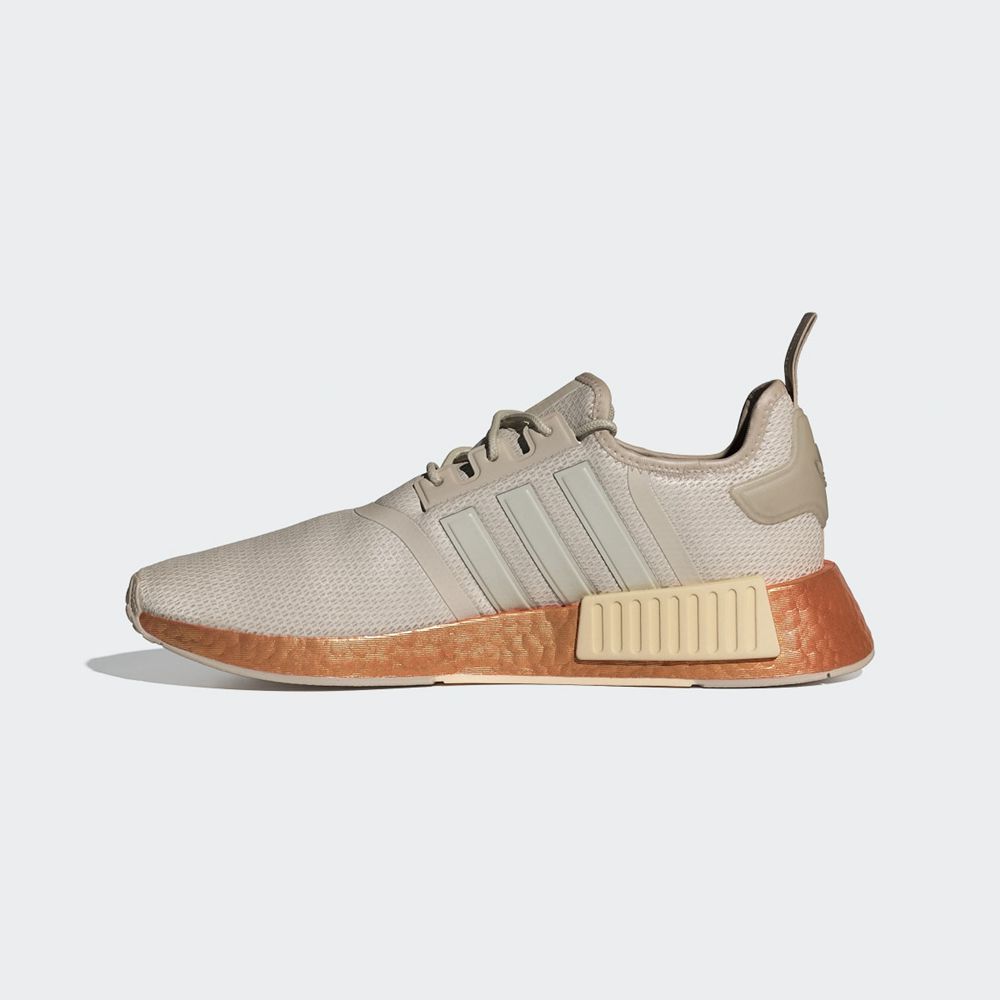 Basket Adidas NMD_R1 Beige Homme | RQX-48043430