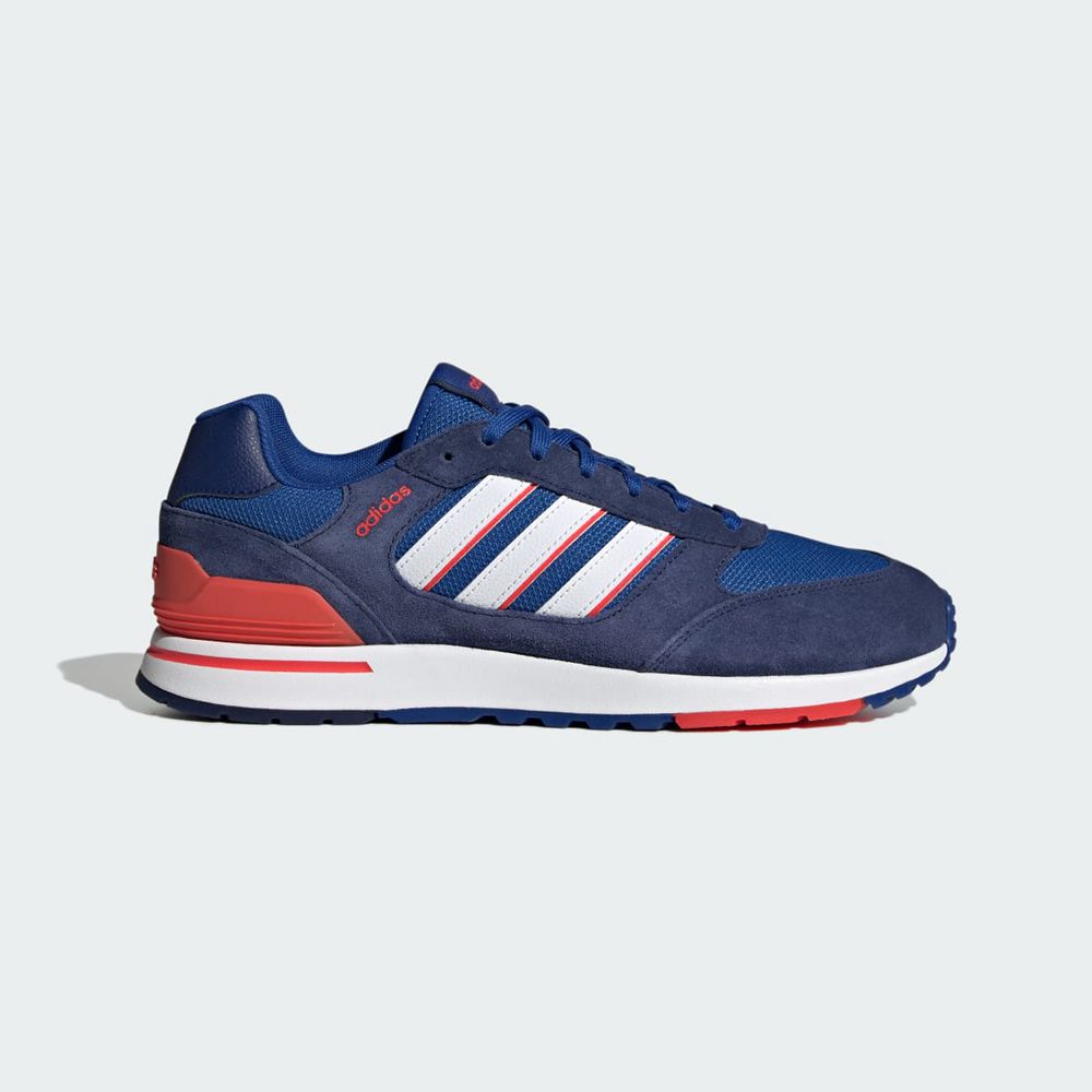 Basket Adidas Run 80s Bleu Blanche Rouge Homme | SRR-40432928