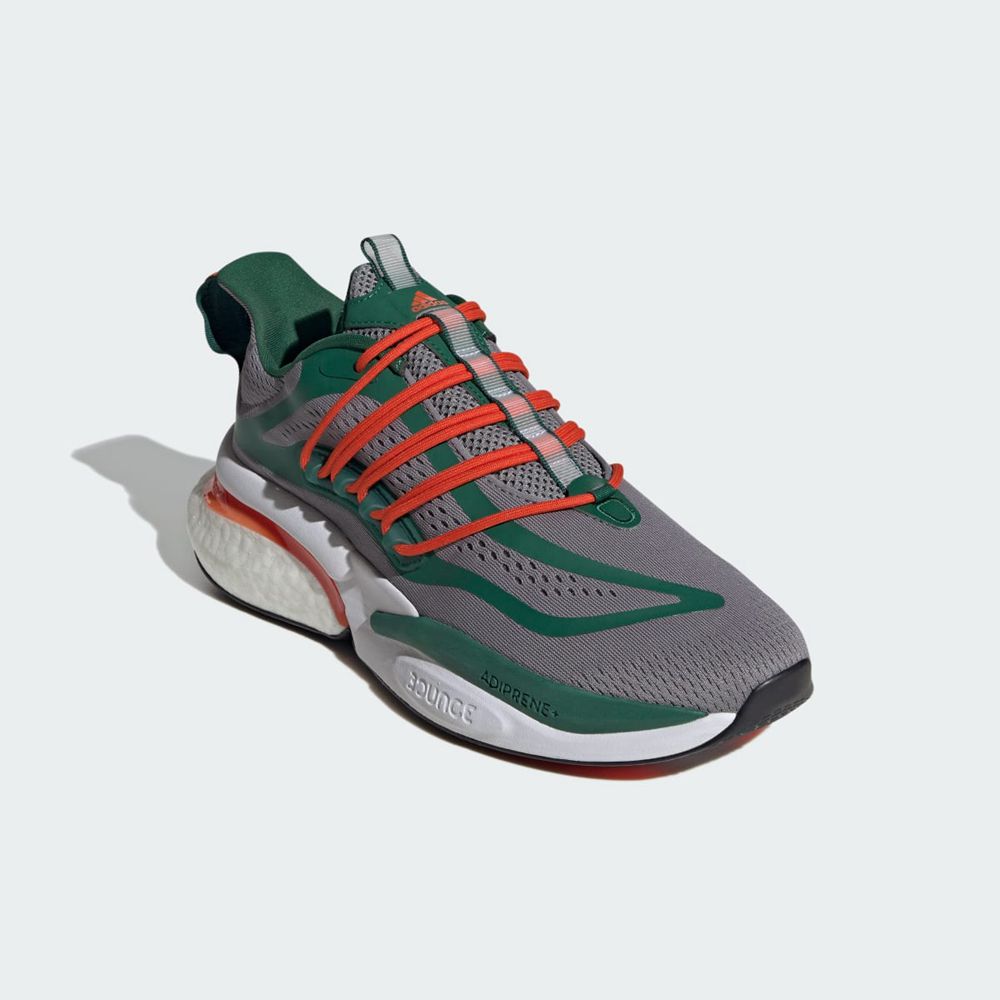 Basket Adidas Miami Alphaboost V1 Grise Vert Orange Homme | KCA-74035816