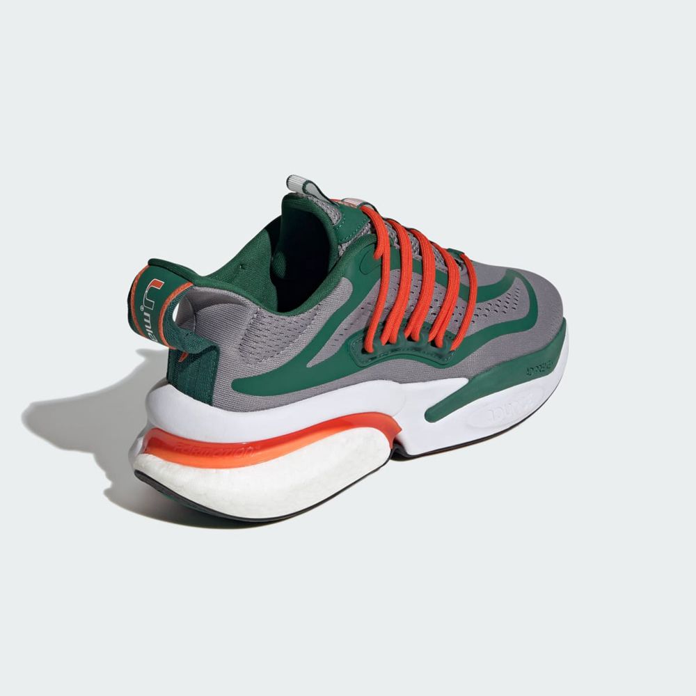 Basket Adidas Miami Alphaboost V1 Grise Vert Orange Homme | KCA-74035816