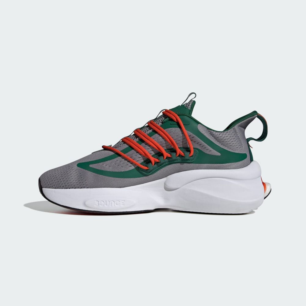 Basket Adidas Miami Alphaboost V1 Grise Vert Orange Homme | KCA-74035816