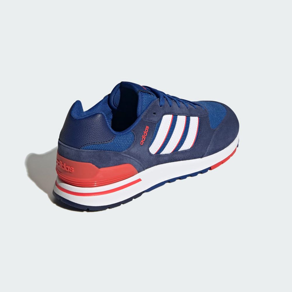 Basket Adidas Run 80s Bleu Blanche Rouge Homme | SRR-40432928