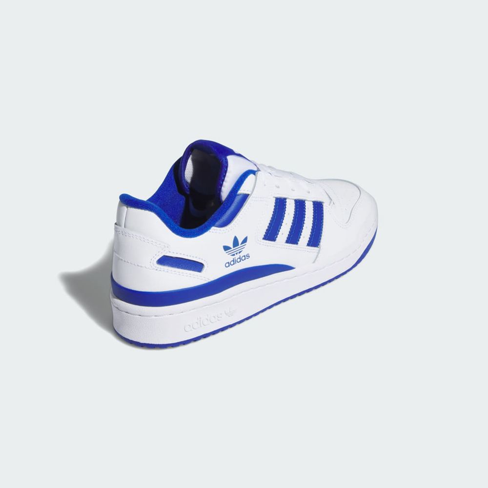 Basket Adidas Forum Low Blanche Bleu Homme | RZQ-72223281